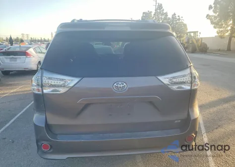 2012 Toyota Sienna Sport из США, поврежденный, VIN 5TDXK3DC7CS222213